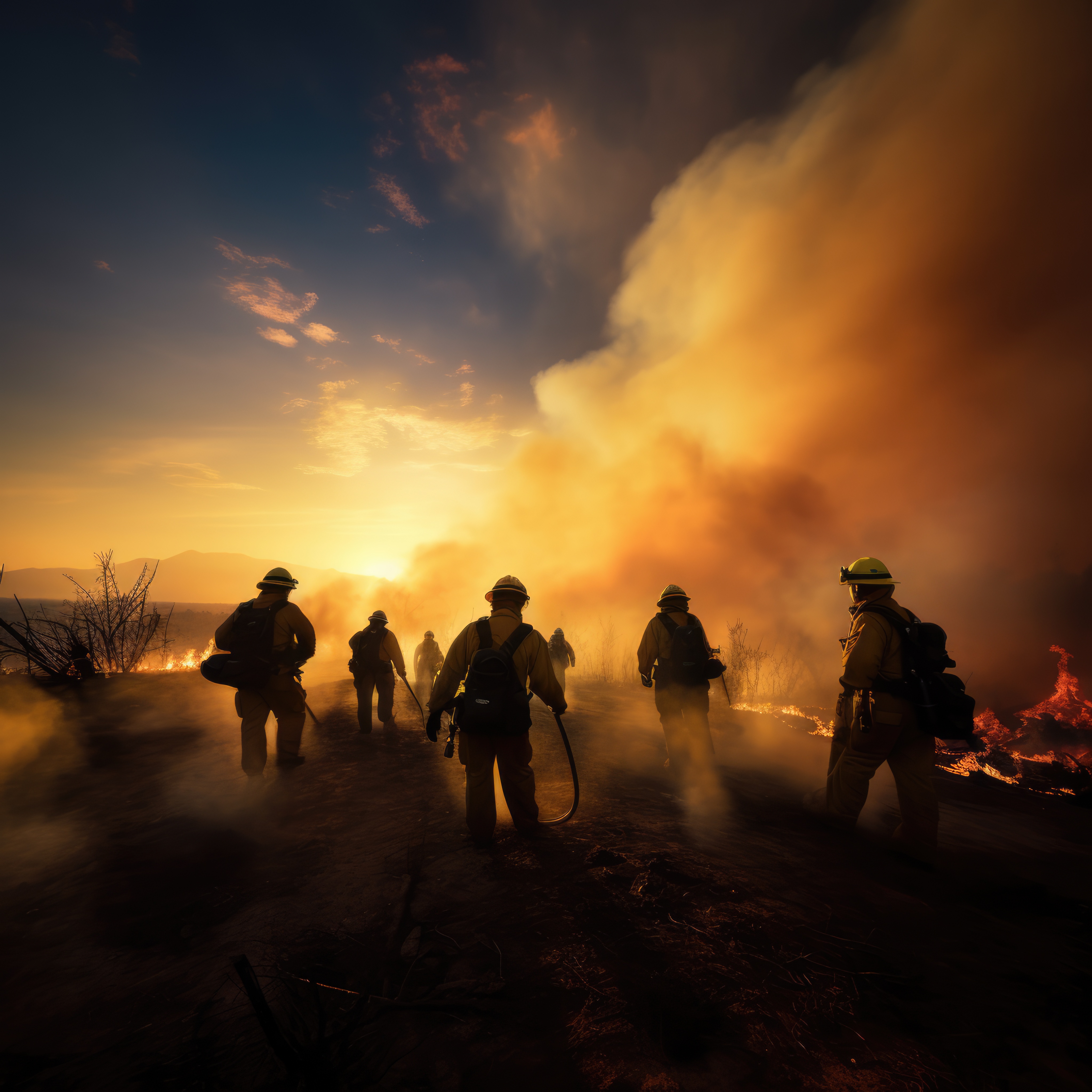 Pompieri în tură de noapte - intervenție de urgență în condiții nocturne